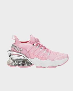 Różowe sneakersy z logo - Image #0