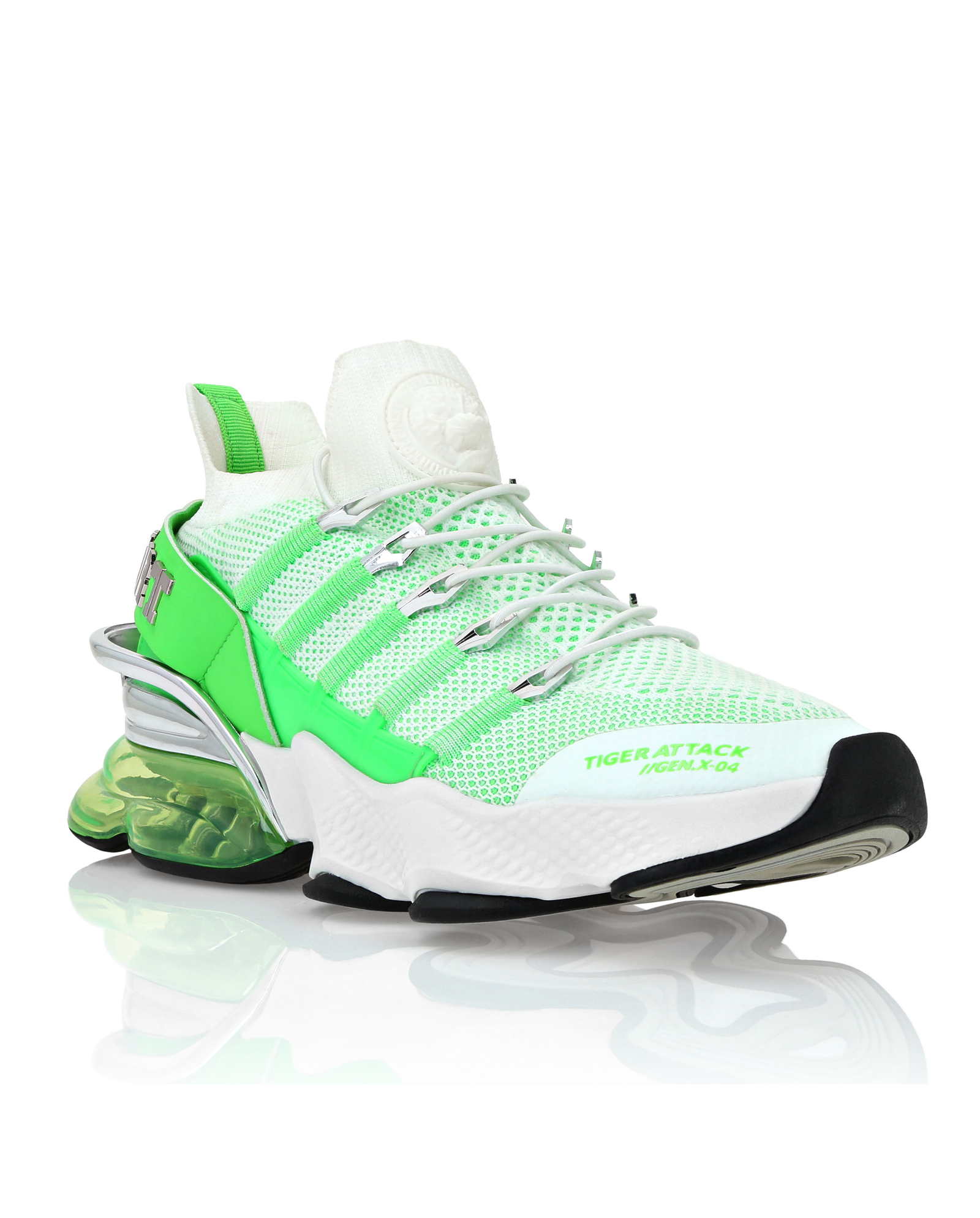 Zielone sneakersy Tiger Attack - Image #1