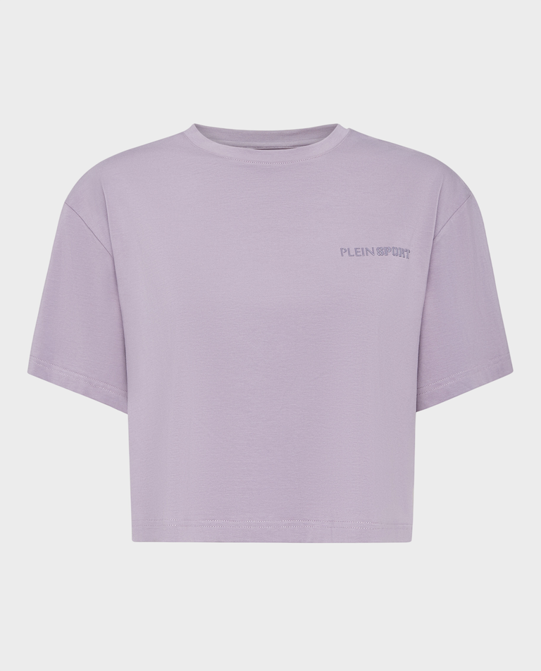 Fioletowy crop top