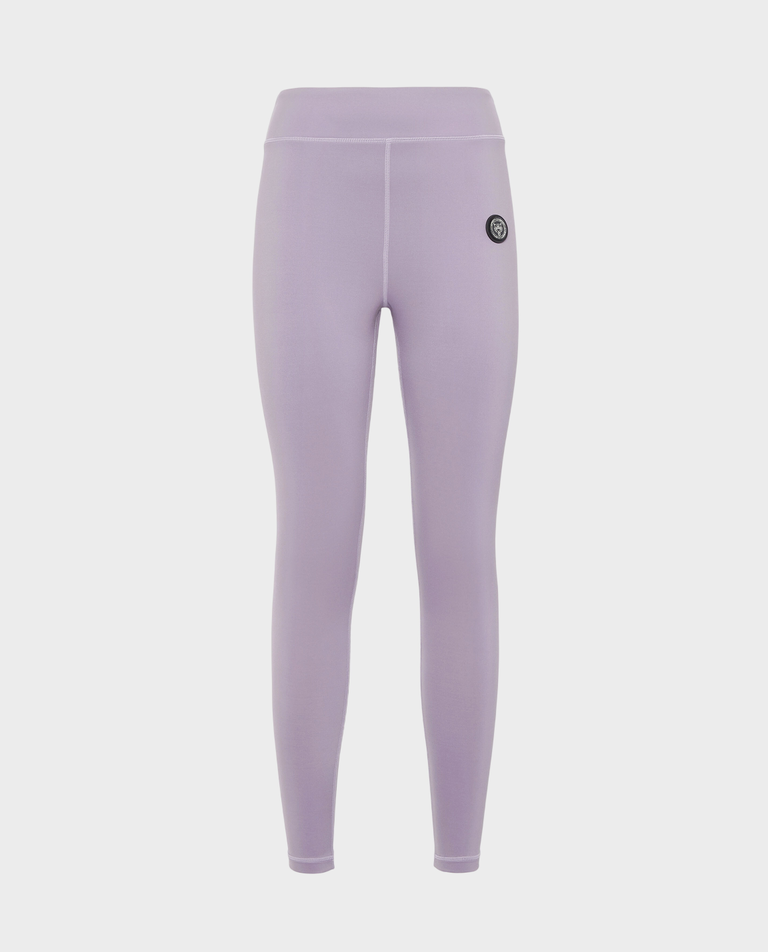 Fioletowe legginsy z wysokim stanem - Image #1