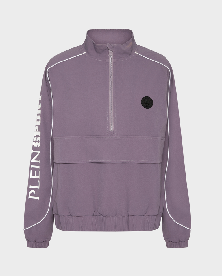 Fioletowa kurtka z logo - Image #1
