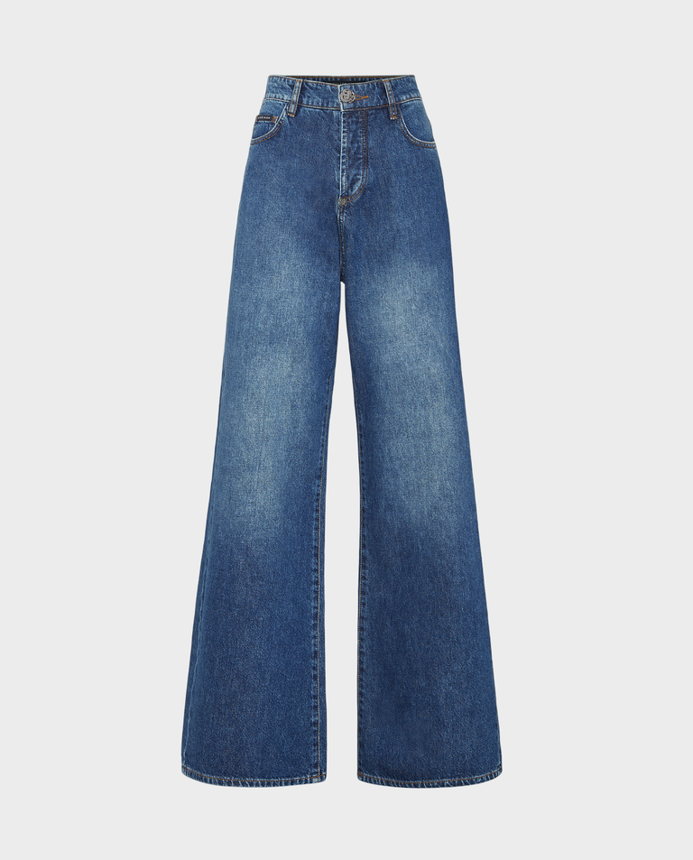 Niebieskie jeansy Skater Fit - Image #1