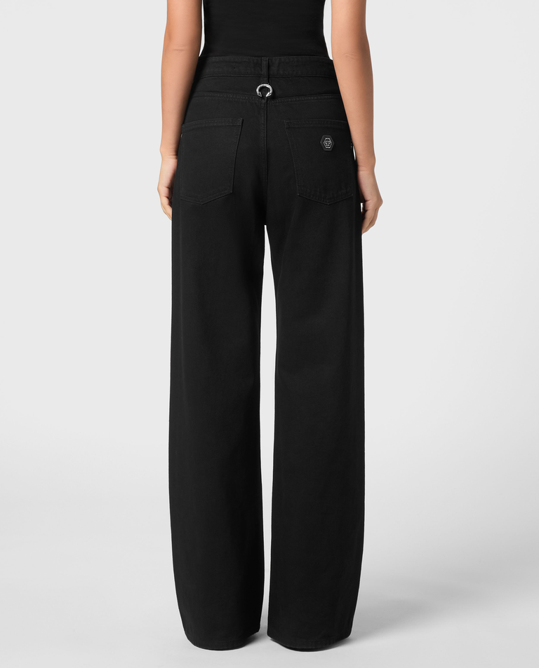 Czarne jeansy Skater Fit - Image #3