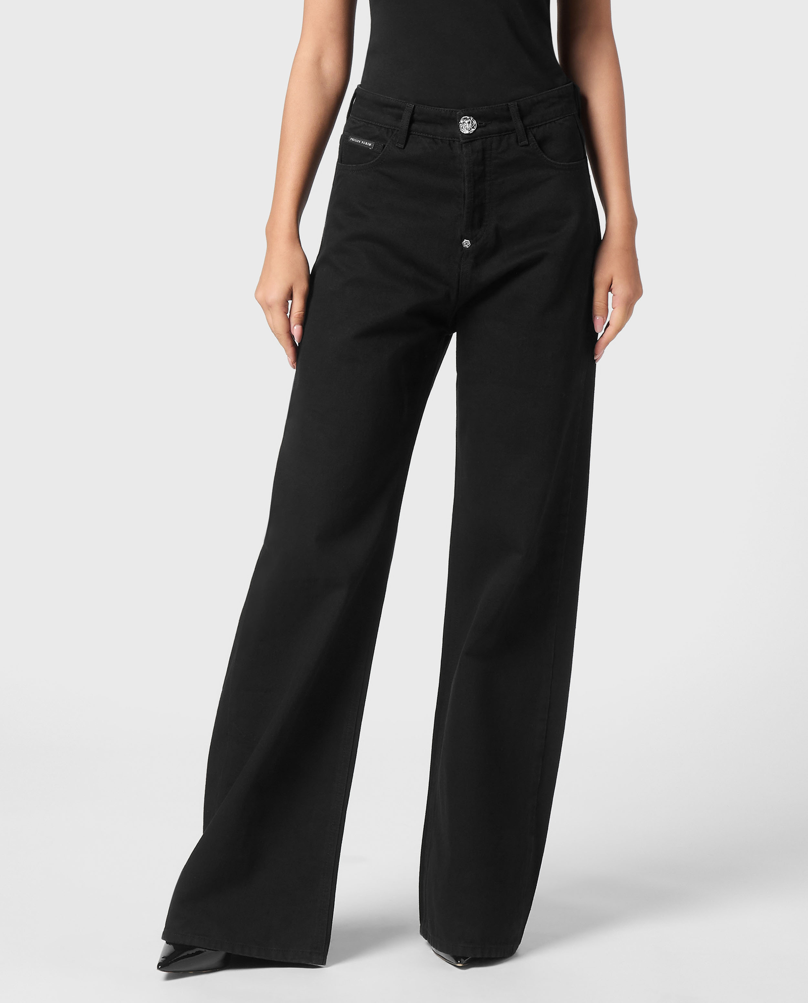 Czarne jeansy Skater Fit - Image #0