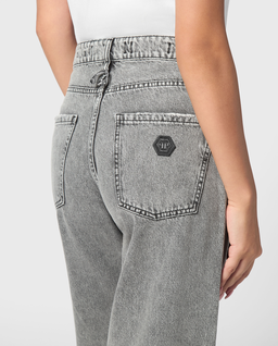 Szare jeansy Skater Fit - Image #4