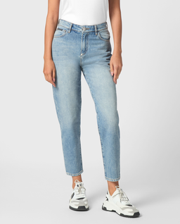 Niebieskie jeansy Mom Fit - Image #0