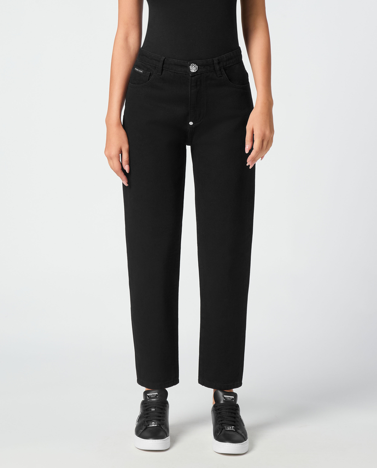 Czarne jeansy Mom Fit - Image #0