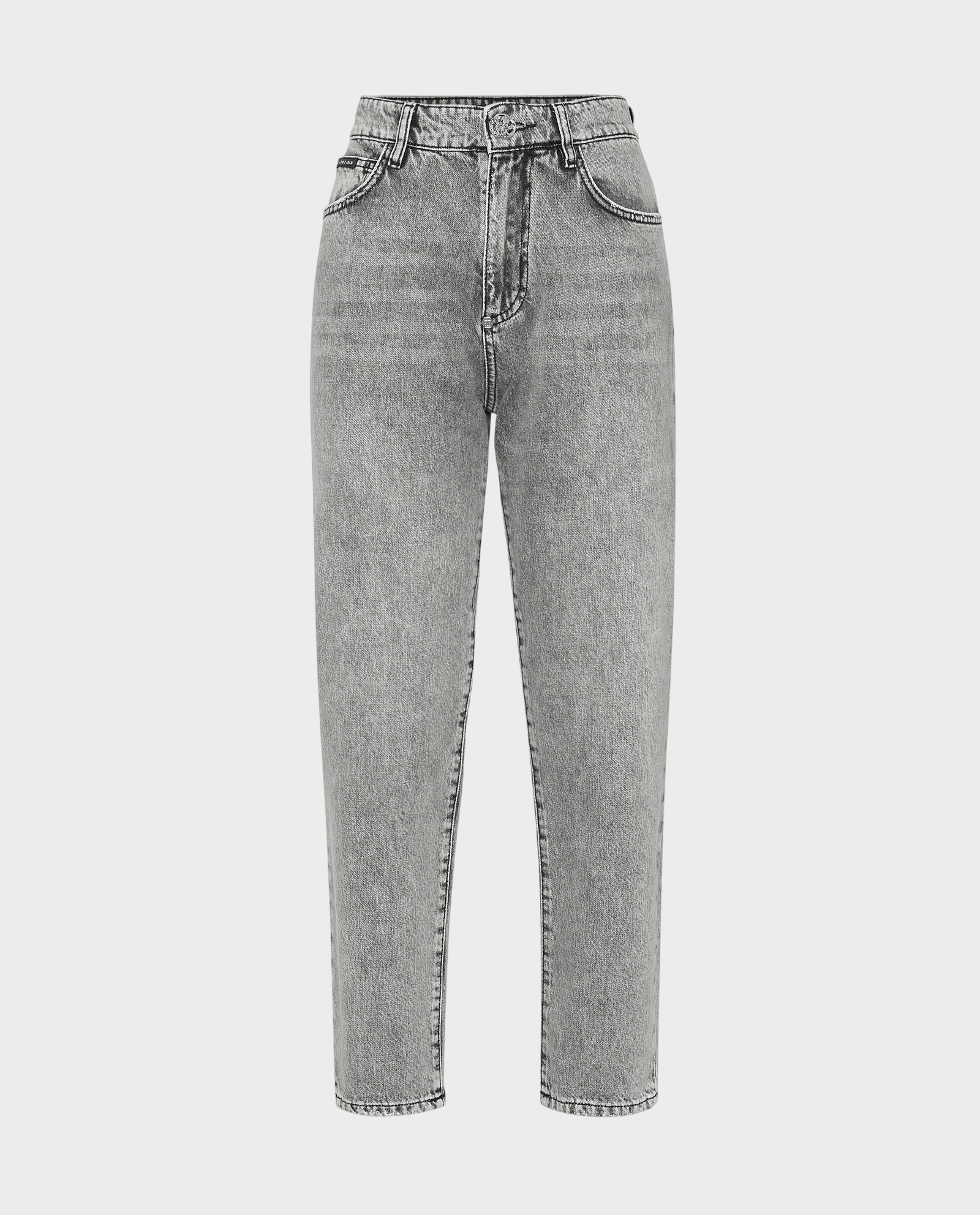 Szare jeansy Mom Fit - Image #1