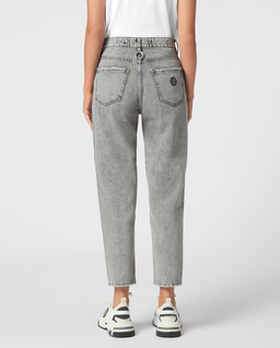 Szare jeansy Mom Fit - Image #3