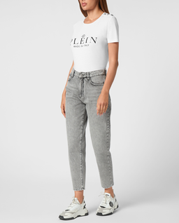 Szare jeansy Mom Fit - Image #2