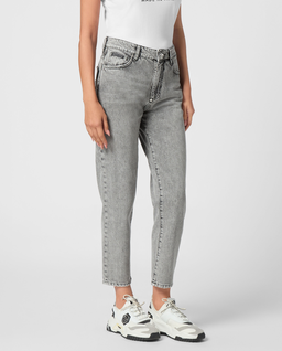 Szare jeansy Mom Fit - Image #0