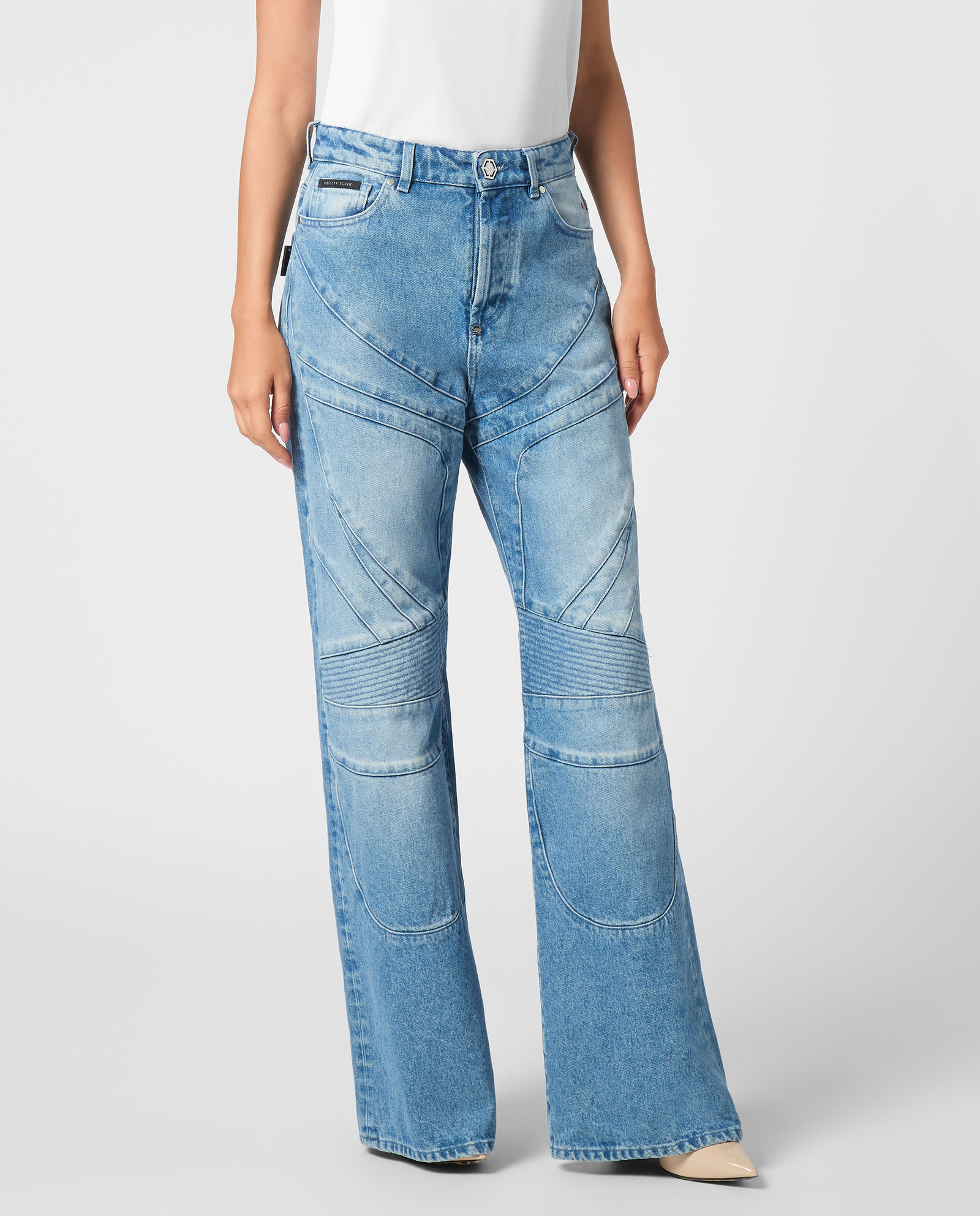 Niebieskie jeansy Skater Fit - Image #0