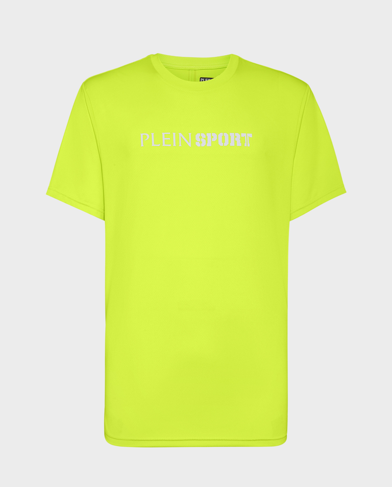 Neonowy t-shirt z logo