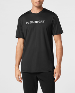 Sportowy t-shirt z okrągłym dekoltem - Image #0