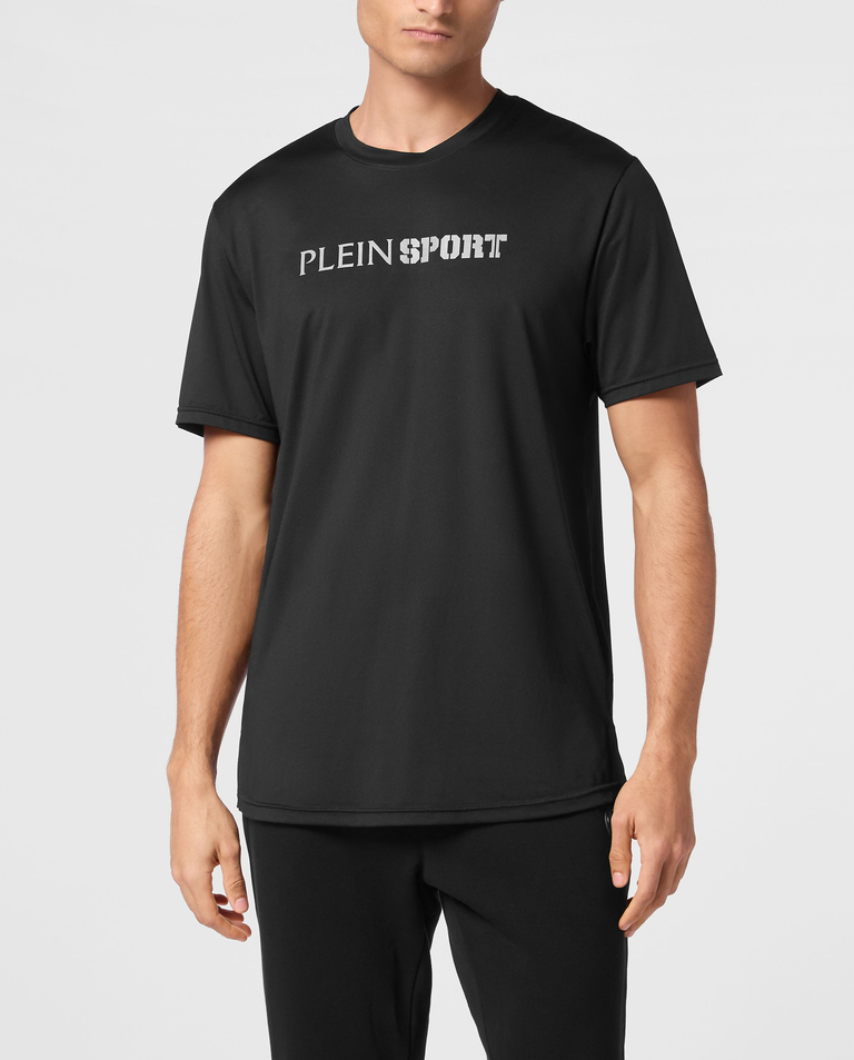 Sportowy t-shirt z okrągłym dekoltem - Image #0