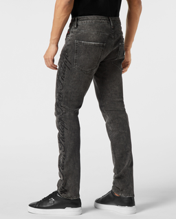 Szare jeansy Super Straight - Image #3