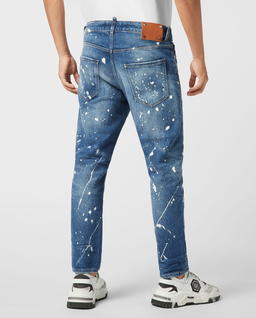 Niebieskie jeansy Detroit Fit - Image #3