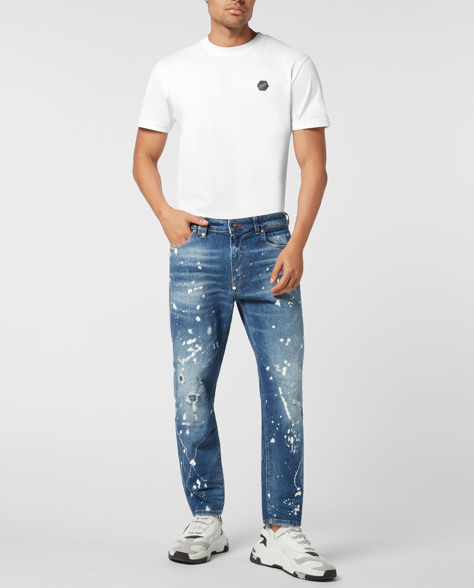 Niebieskie jeansy Detroit Fit - Image #2