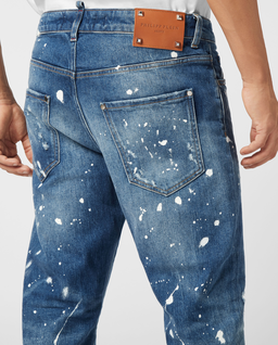 Niebieskie jeansy Detroit Fit - Image #4