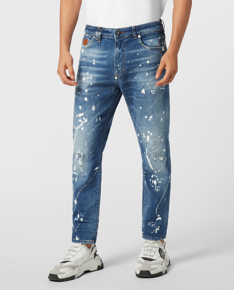 Niebieskie jeansy Detroit Fit