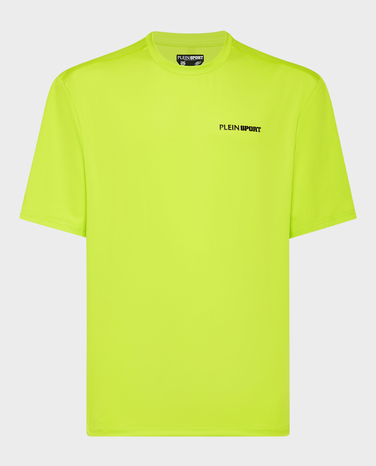 Sportowy t-shirt z okrągłym dekoltem