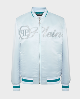 Satynowa kurtka bomber - Image #1