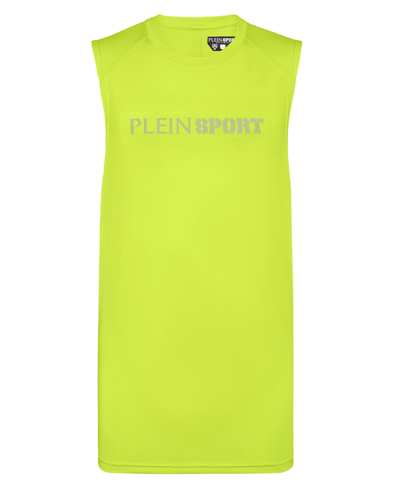 Neonowy tank top z logo - Image #1