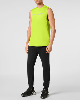 Neonowy tank top z logo - Image #3