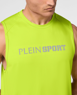 Neonowy tank top z logo - Image #4