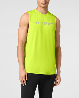 Neonowy tank top z logo - Image #0