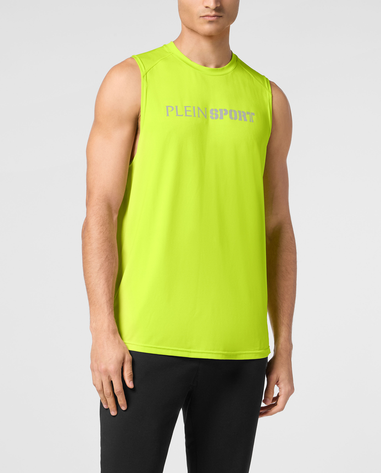 Neonowy tank top z logo - Image #0