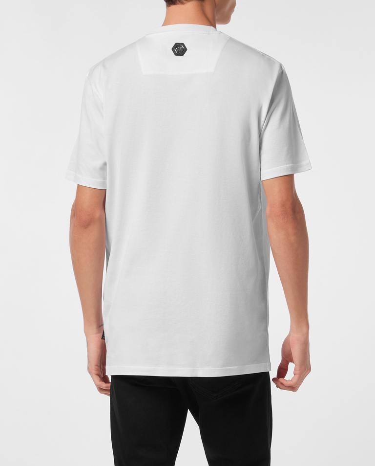 Biały t-shirt o luźnym kroju - Image #2