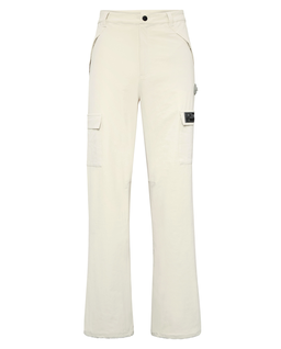 Kremowe spodnie Cargo Fit - Image #1