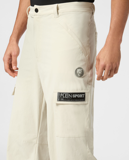 Kremowe spodnie Cargo Fit - Image #4