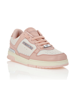 Biało-różowe sneakersy Viper II Core - Image #1