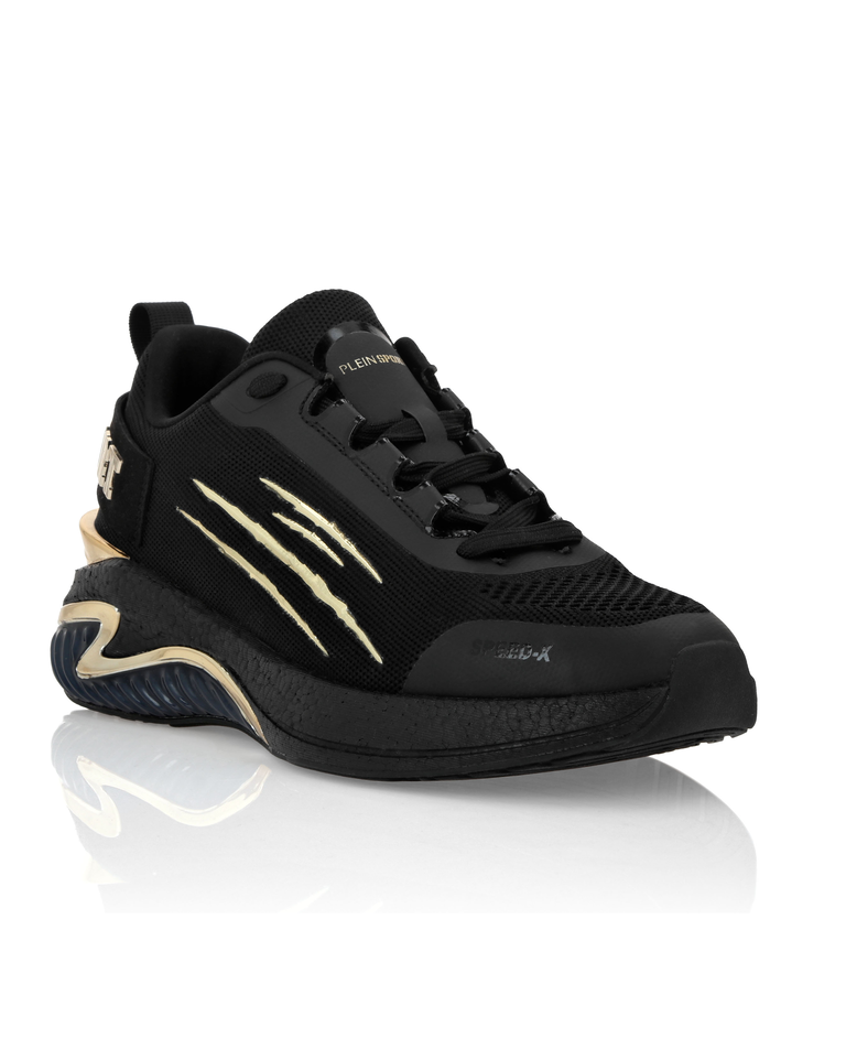 Czarne sneakersy na wysokiej podeszwie - Image #1