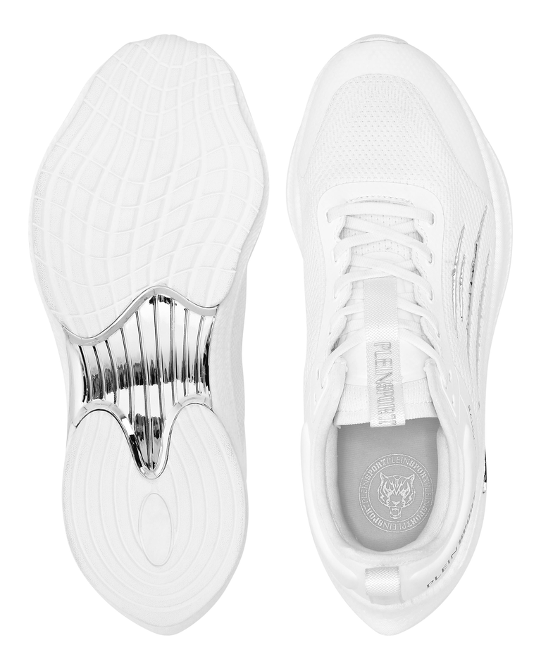 Białe sneakersy STEALTH RUNNER - Image #3