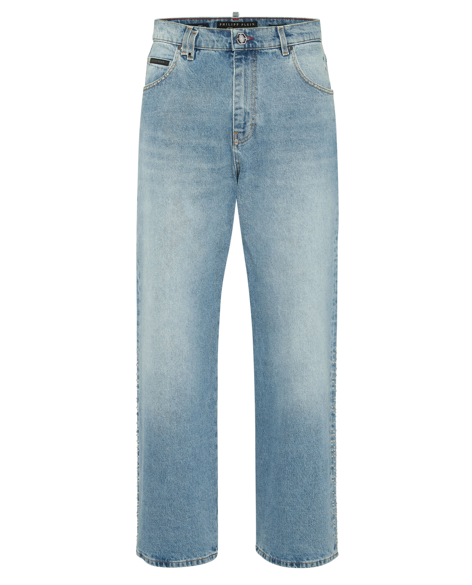 Niebieskie jeansy Beach Boy Fit z ćwiekami - Image #1
