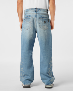 Niebieskie jeansy Beach Boy Fit z ćwiekami - Image #2