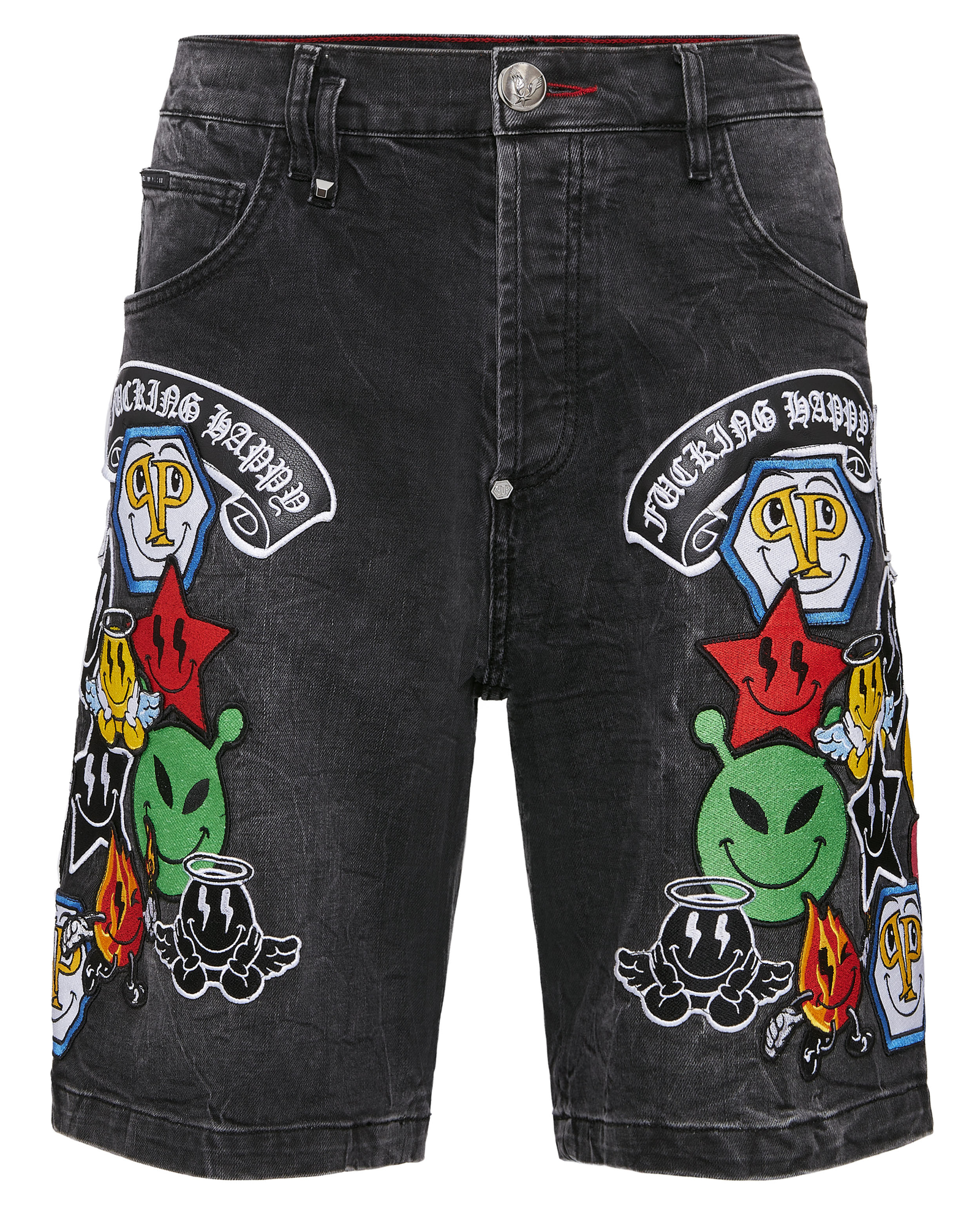 DŻINSOWE SZORTY FERMENTERA - Image #1