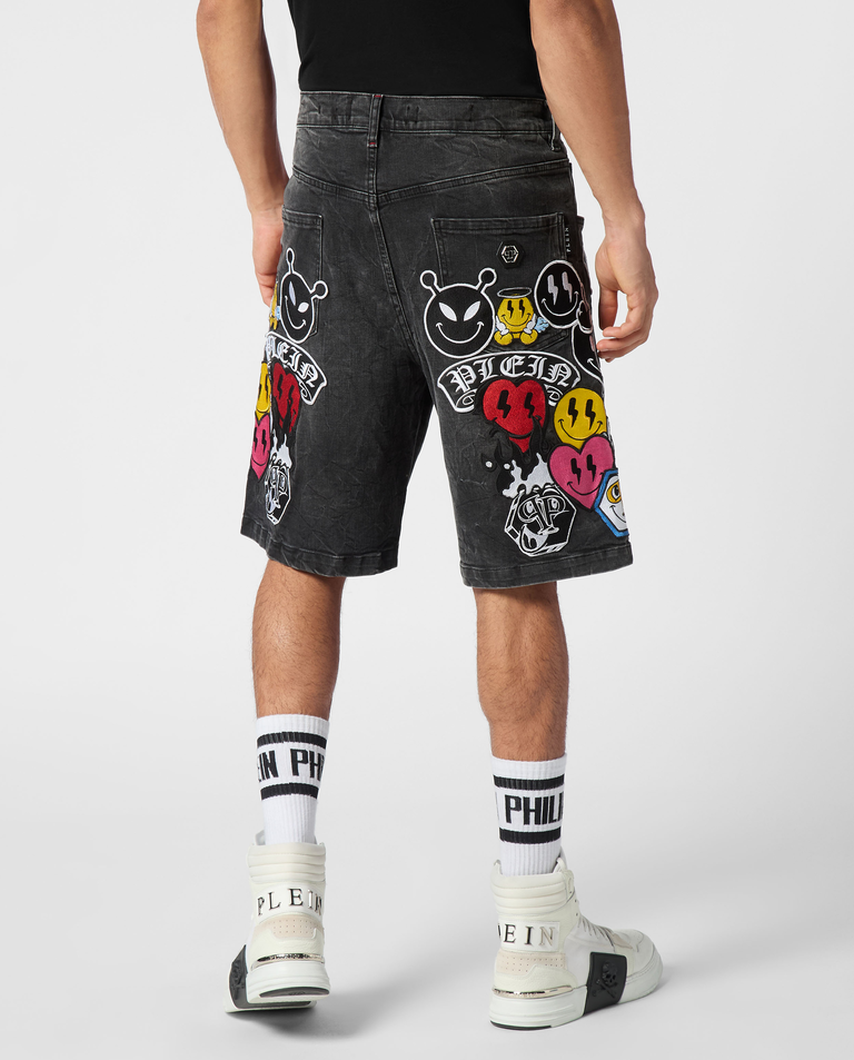 DŻINSOWE SZORTY FERMENTERA - Image #2