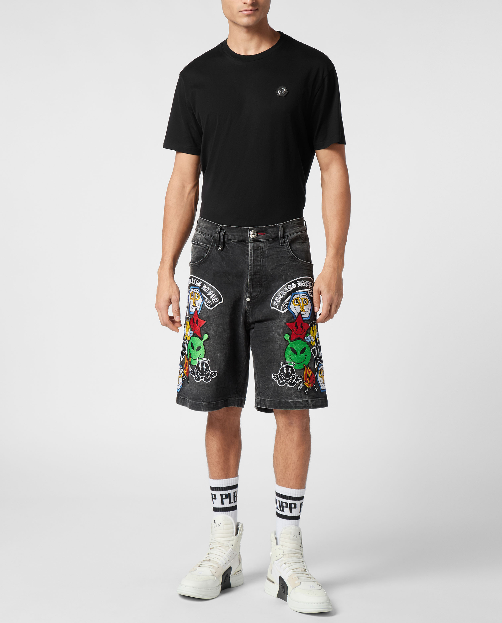 DŻINSOWE SZORTY FERMENTERA - Image #3