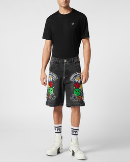 DŻINSOWE SZORTY FERMENTERA - Image #3