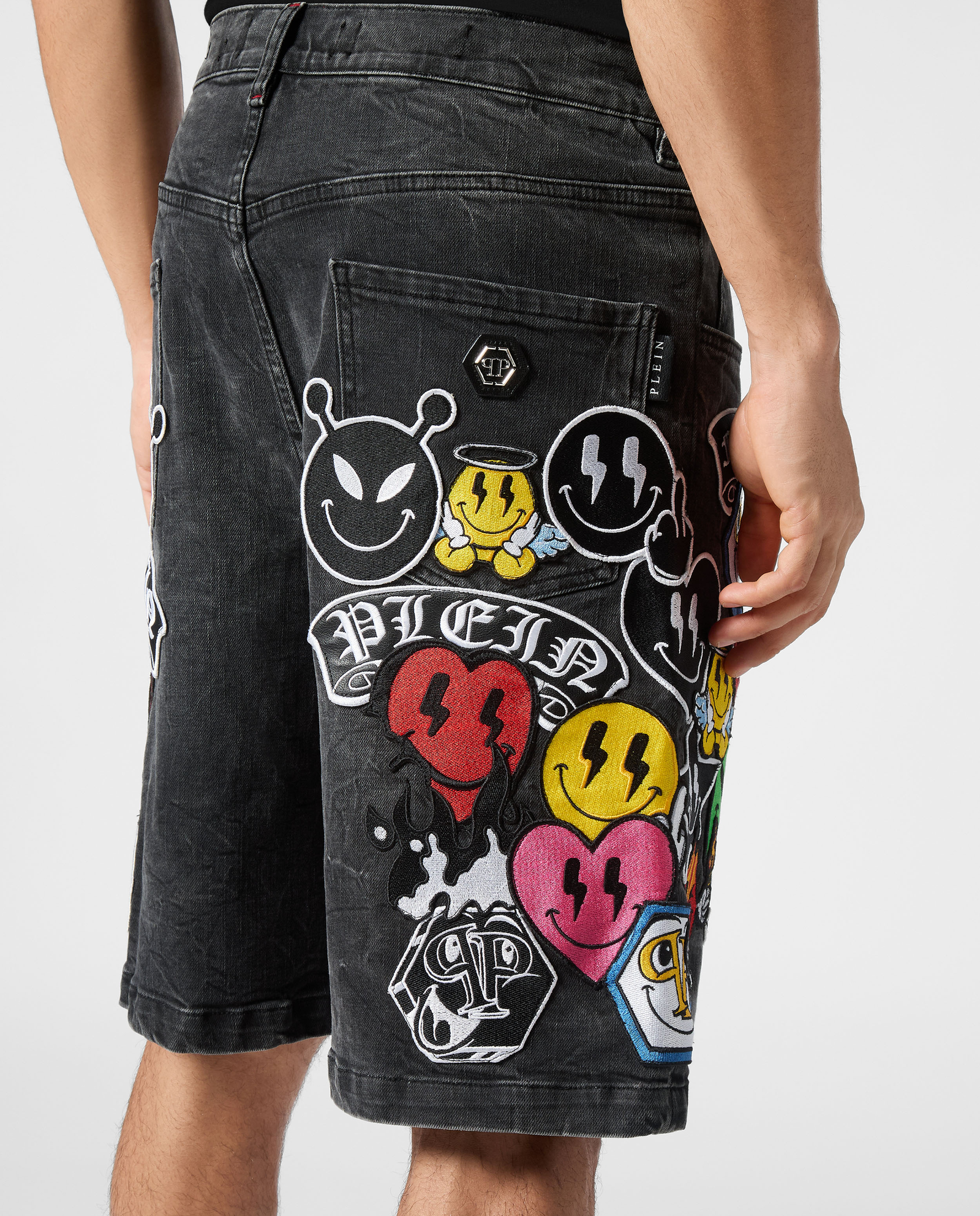 DŻINSOWE SZORTY FERMENTERA - Image #4