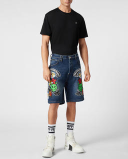 DŻINSOWE SZORTY FERMENTERA - Image #3