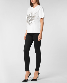 Biała bawełniana koszulka Man Fit - Image #2