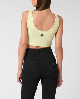 Zielony tank top Stones - Image #3