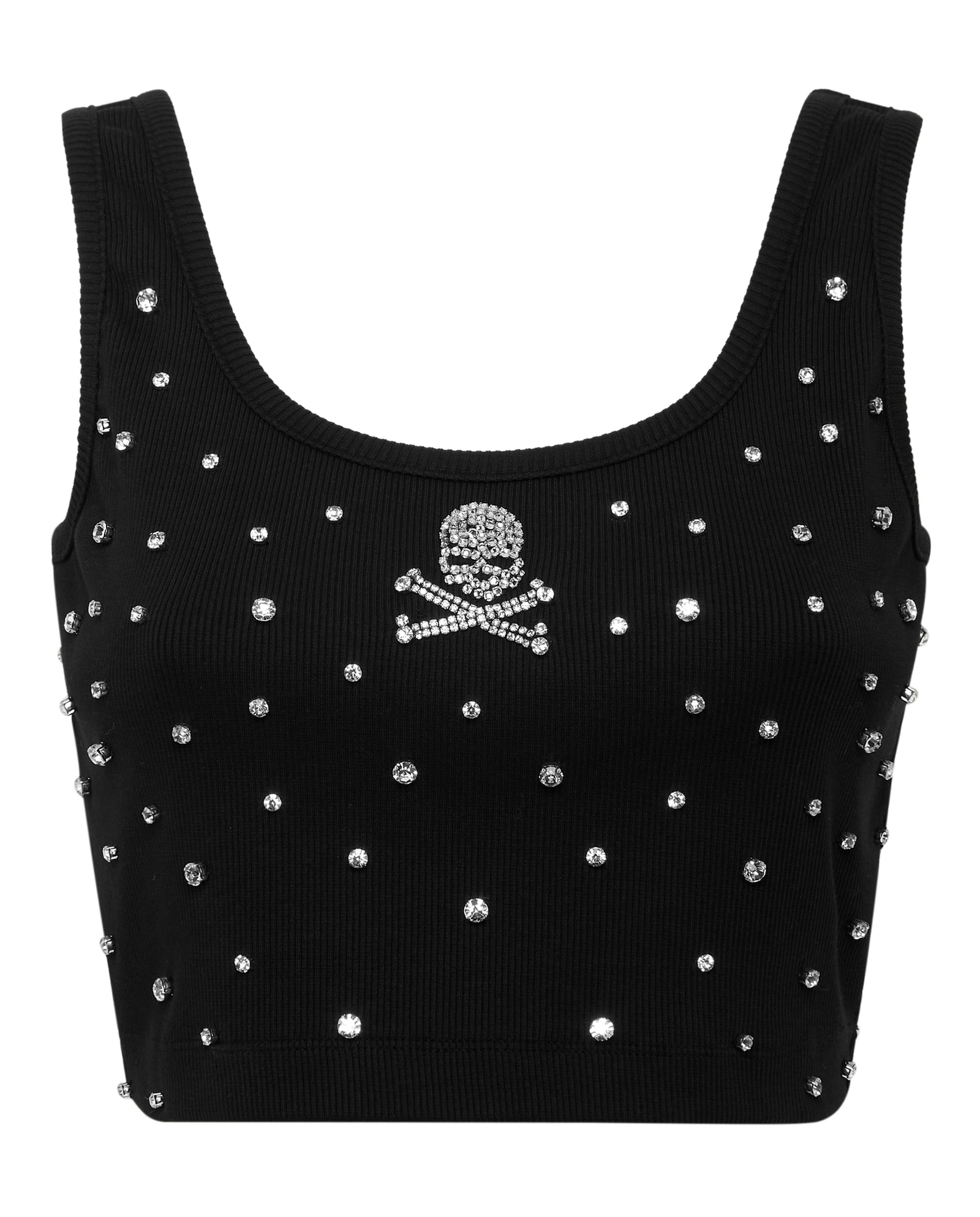 Czarny tank top Stones - Image #1