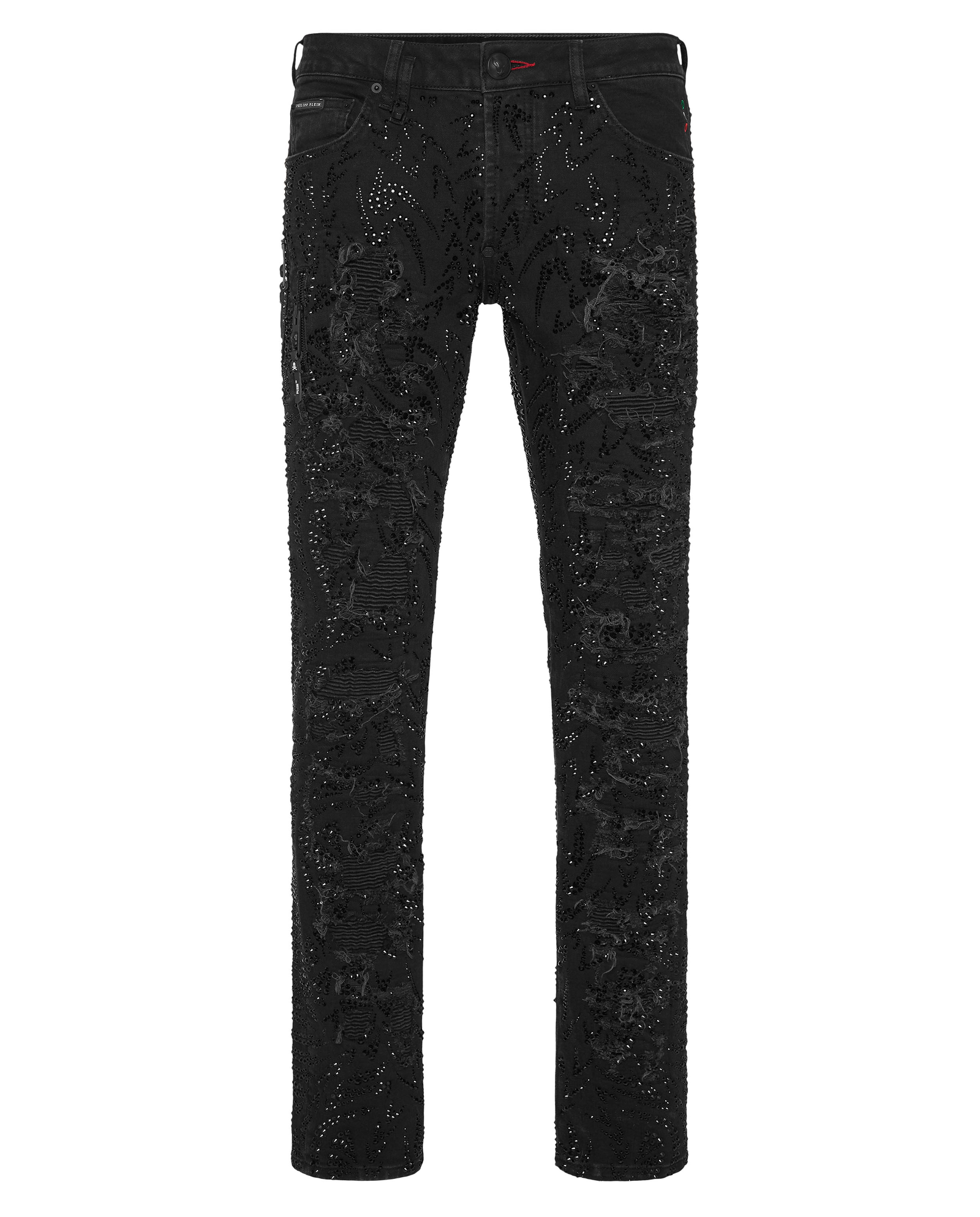 Czarne jeansy Rock Star Tribal Strass - Image #1