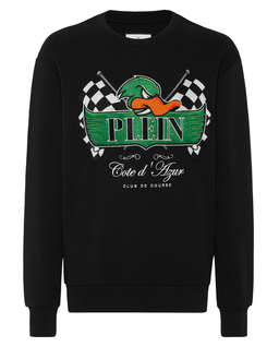 Czarna bluza z bawełny Duck - Image #1